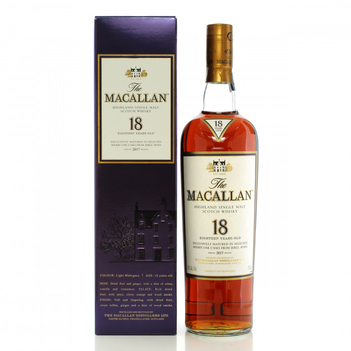 Macallan 18 Year Old 2017 Release 