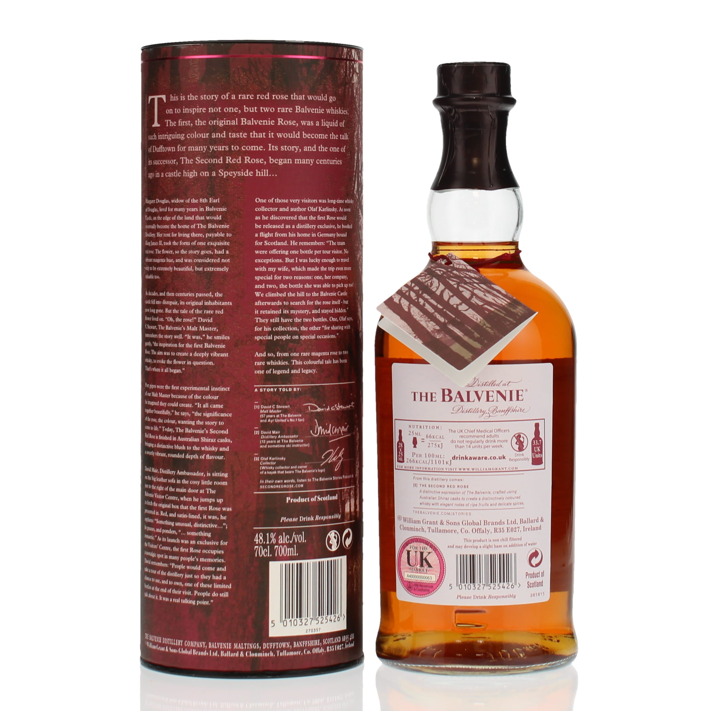 Balvenie 21 Year Old Stories Series The Second Red Rose Auction