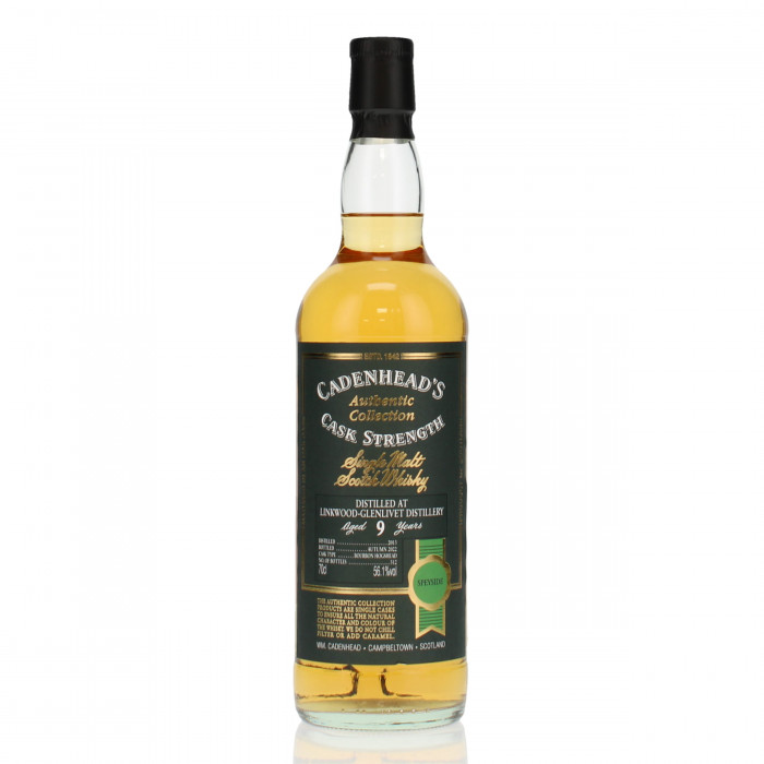 Linkwood-Glenlivet 2013 9 Year Old Cadenhead's Authentic Collection