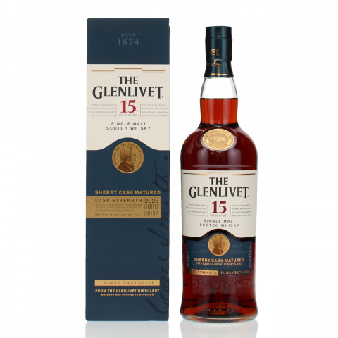 Glenlivet 15 Year Old Cask Strength 2023 Release - Taiwan