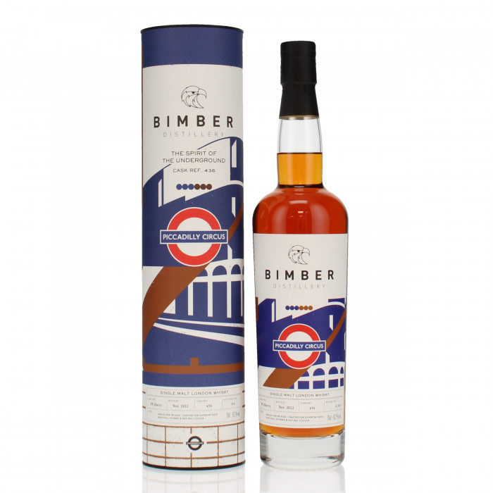 Bimber Single Cask #436 The Spirit of the Underground - Piccadilly Circus