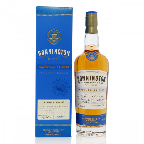 Bonnington 2020 3 Year Old Single Cask #3  Inaugural Release