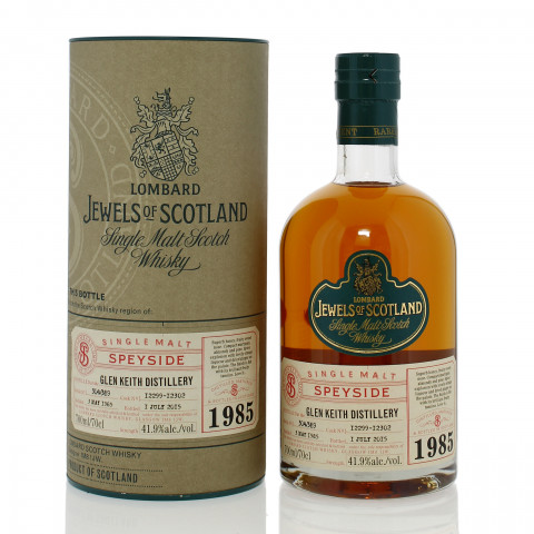 Glen Keith 1985 30 Year Old Lombard Jewels of Scotland