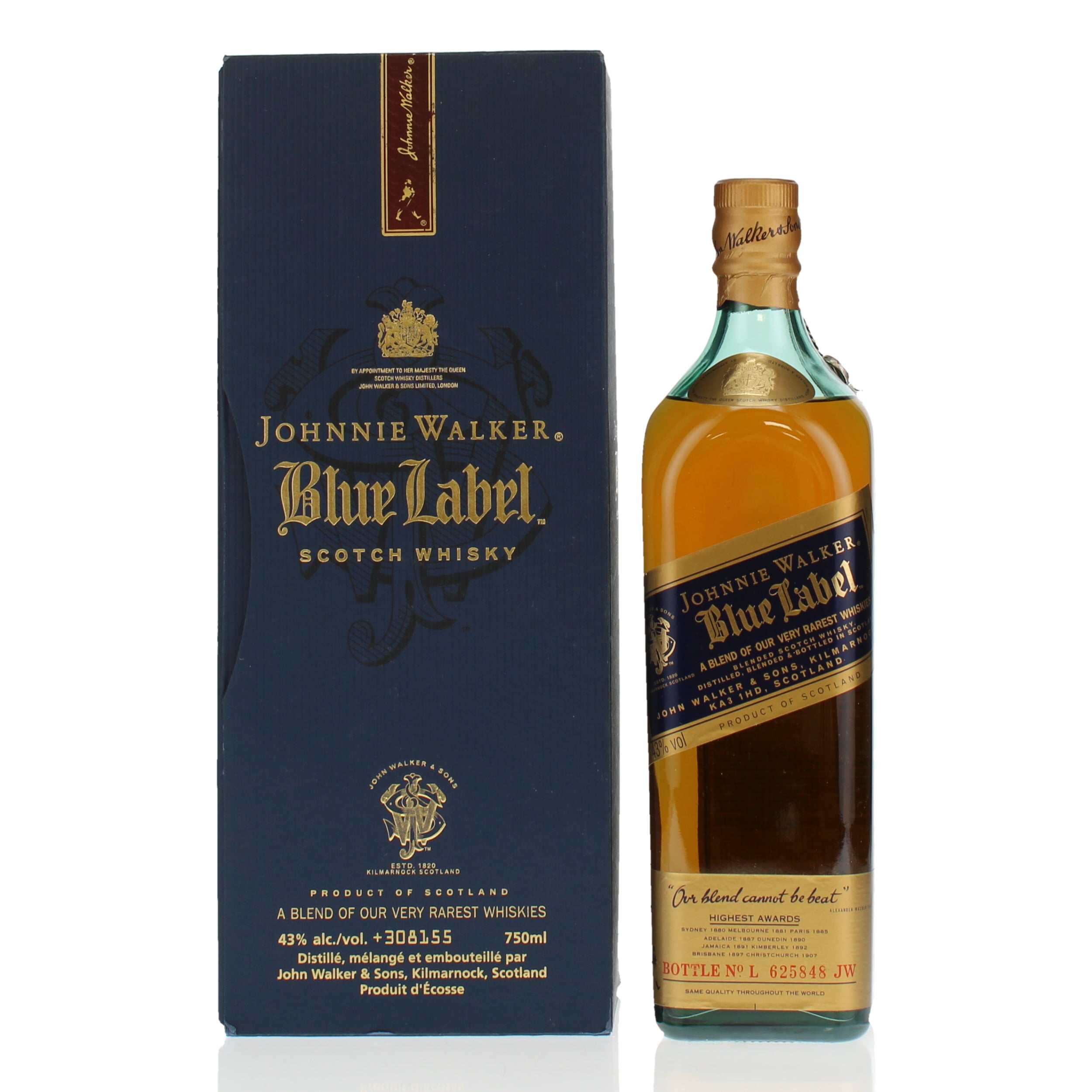 Johnnie Walker Blue Label Auction A95576 | The Whisky Shop Auctions