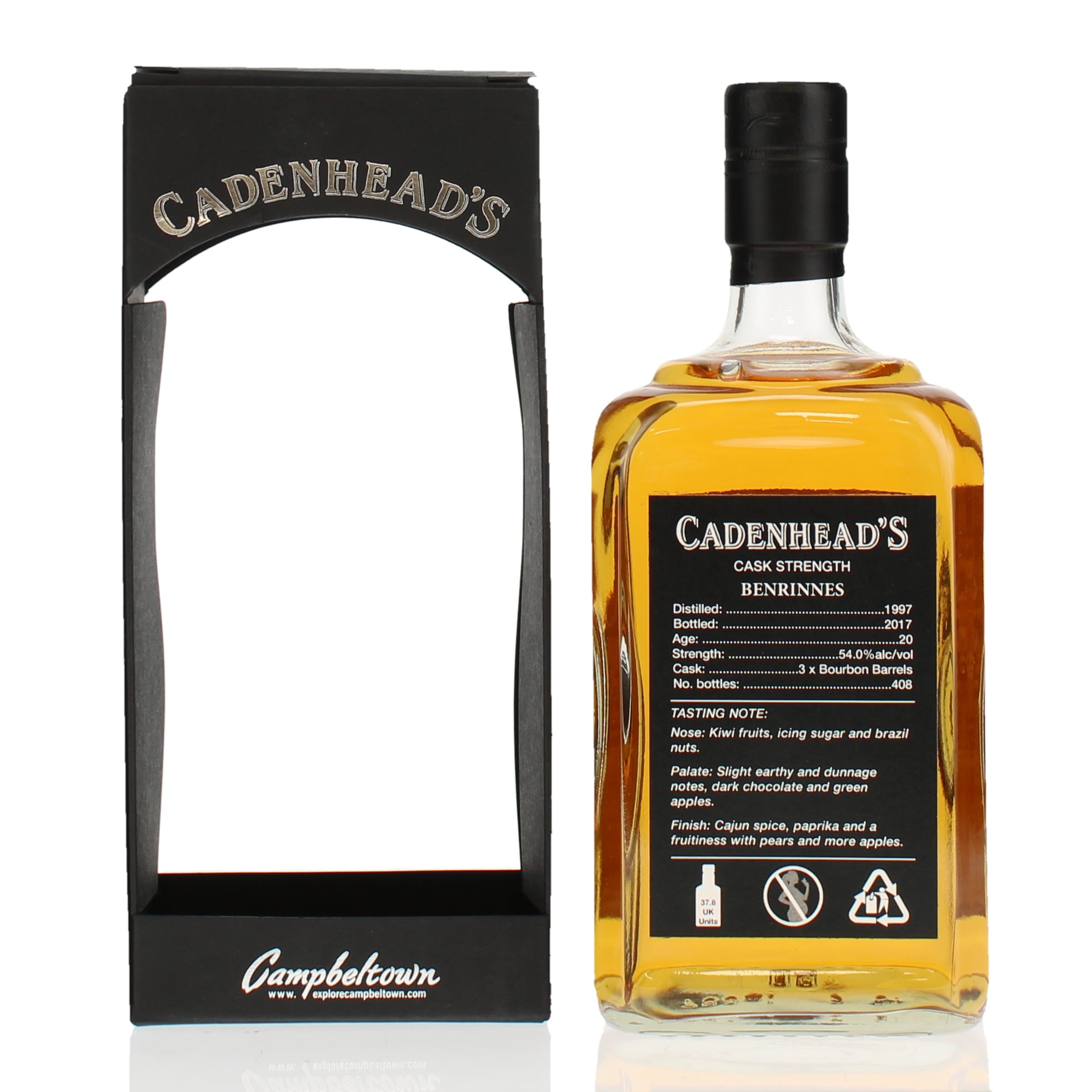 BENRINNES 20年　CADENHEAD Benrinnes 1997 20 Year Old Cadenhead's Small Batch Auction A96287