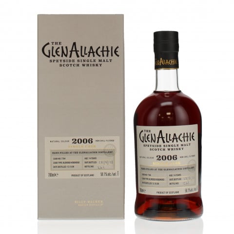 GlenAllachie 2006 14 Year Old Single Cask 7704 Hand Filled