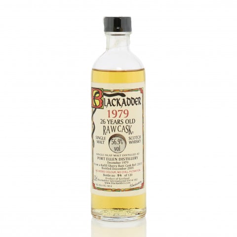 Port Ellen 1979 26 Year Old Single Cask 2015 Blackadder Raw Cask