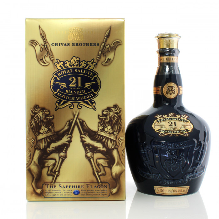 Royal Salute 21 Year Old Sapphire Flagon