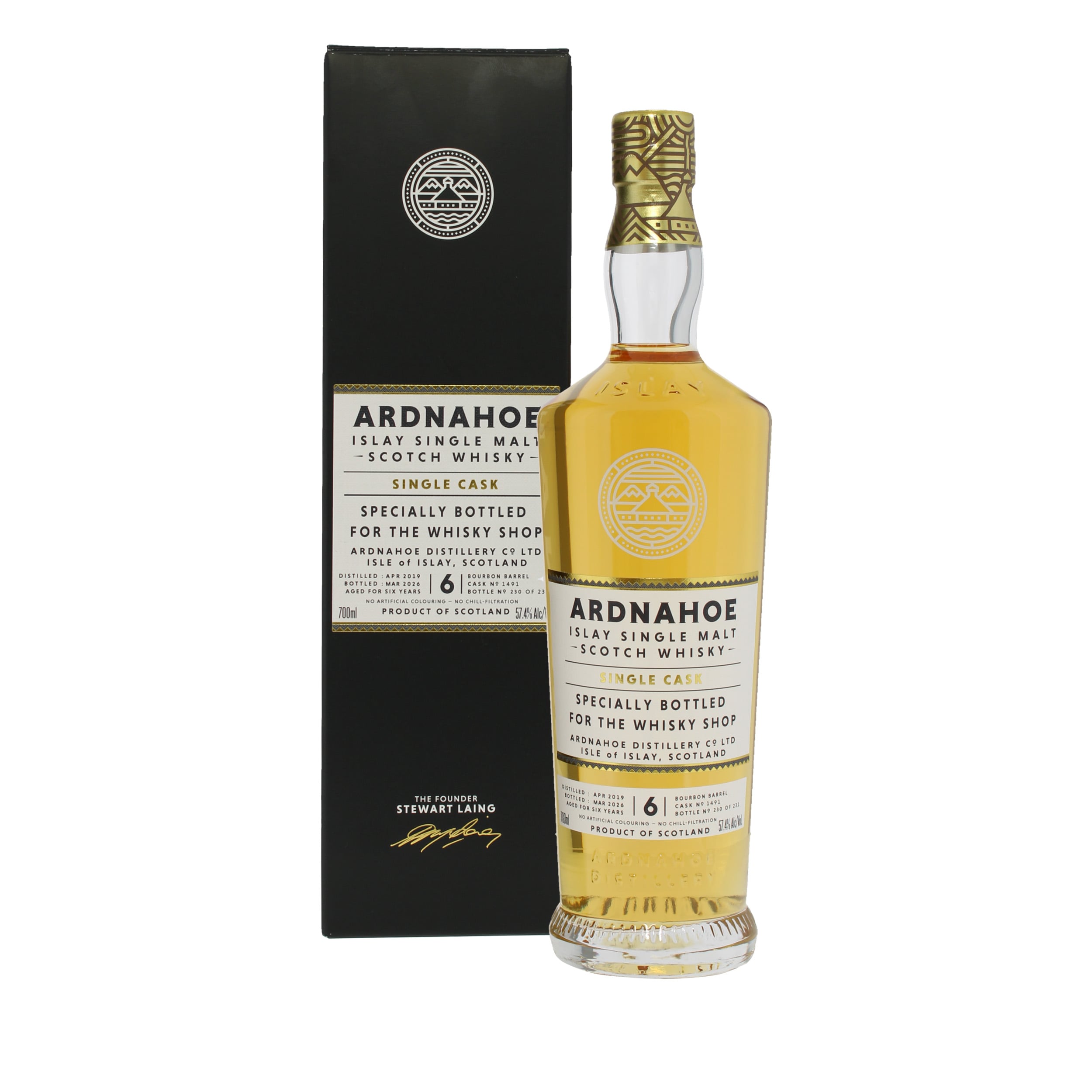Ardnahoe 2019 6 Year Old Single Cask #1491