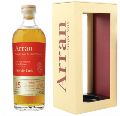 Arran 15 ans 2009 Single Cask Sherry Hogshead #09/867