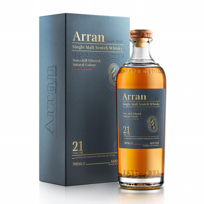 Arran 21 Year Old with box