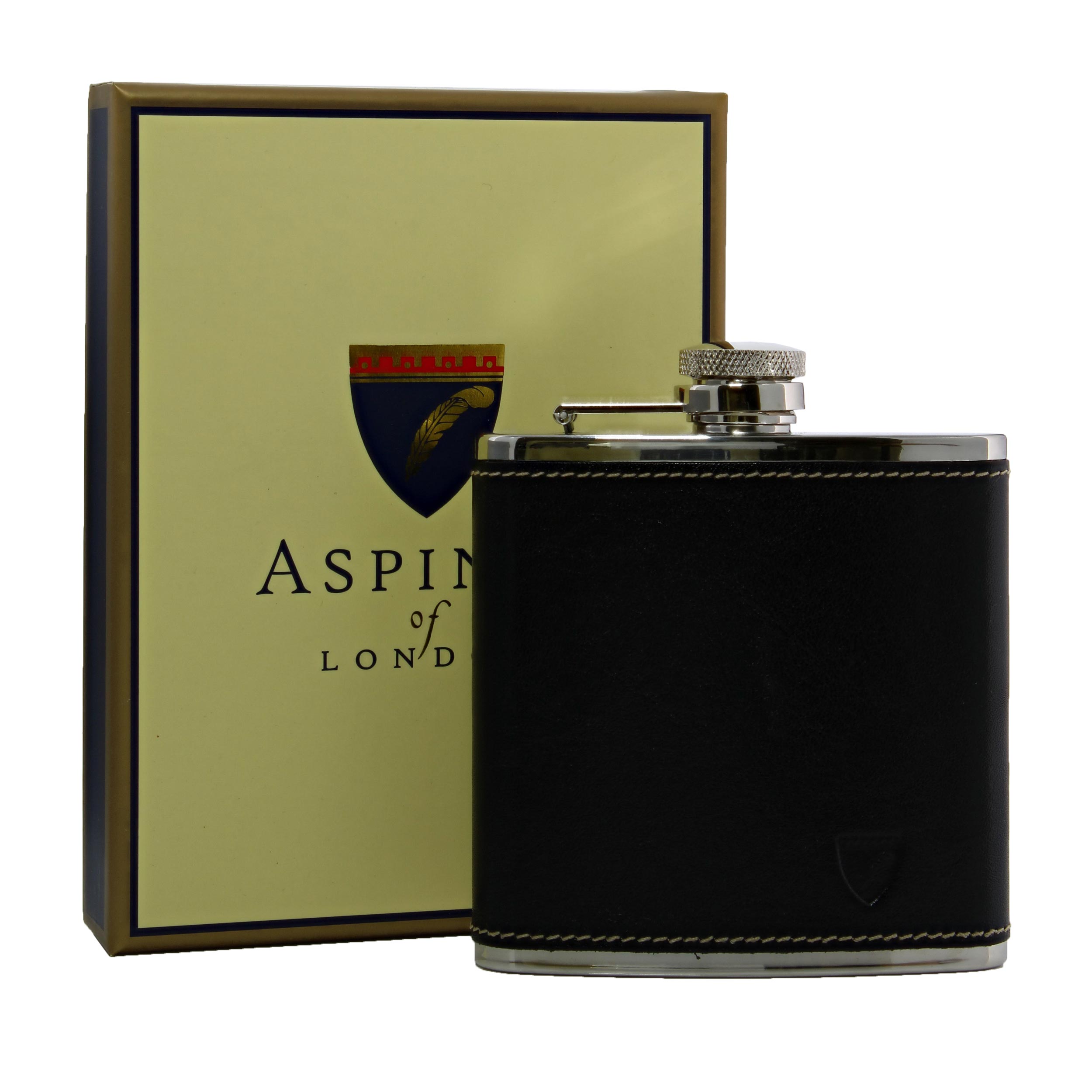 5oz Hip Flask in Smooth Cognac | Aspinal of London