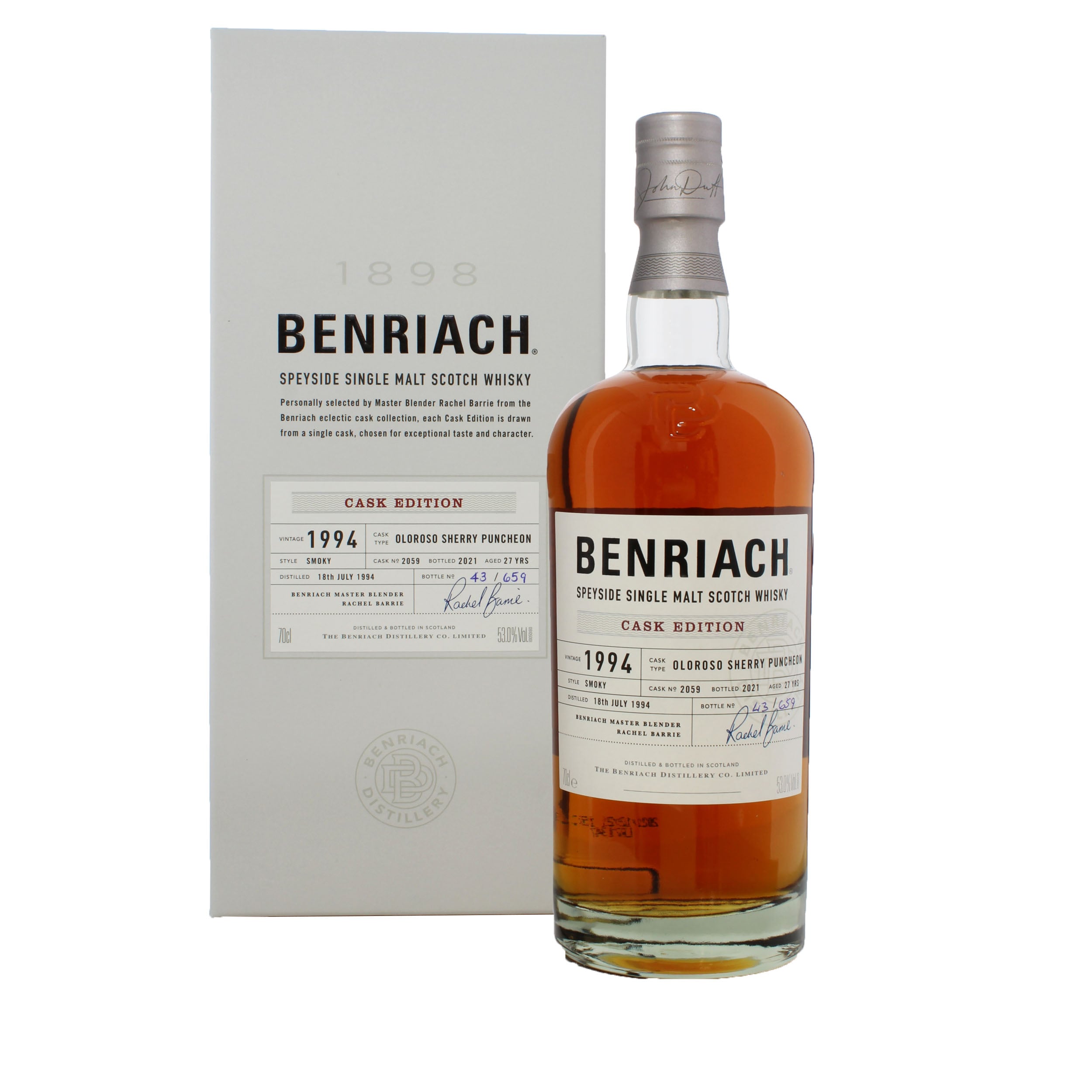 Benriach 27 Year Old 1994 Cask 2059 Batch 18 | The Whisky Shop