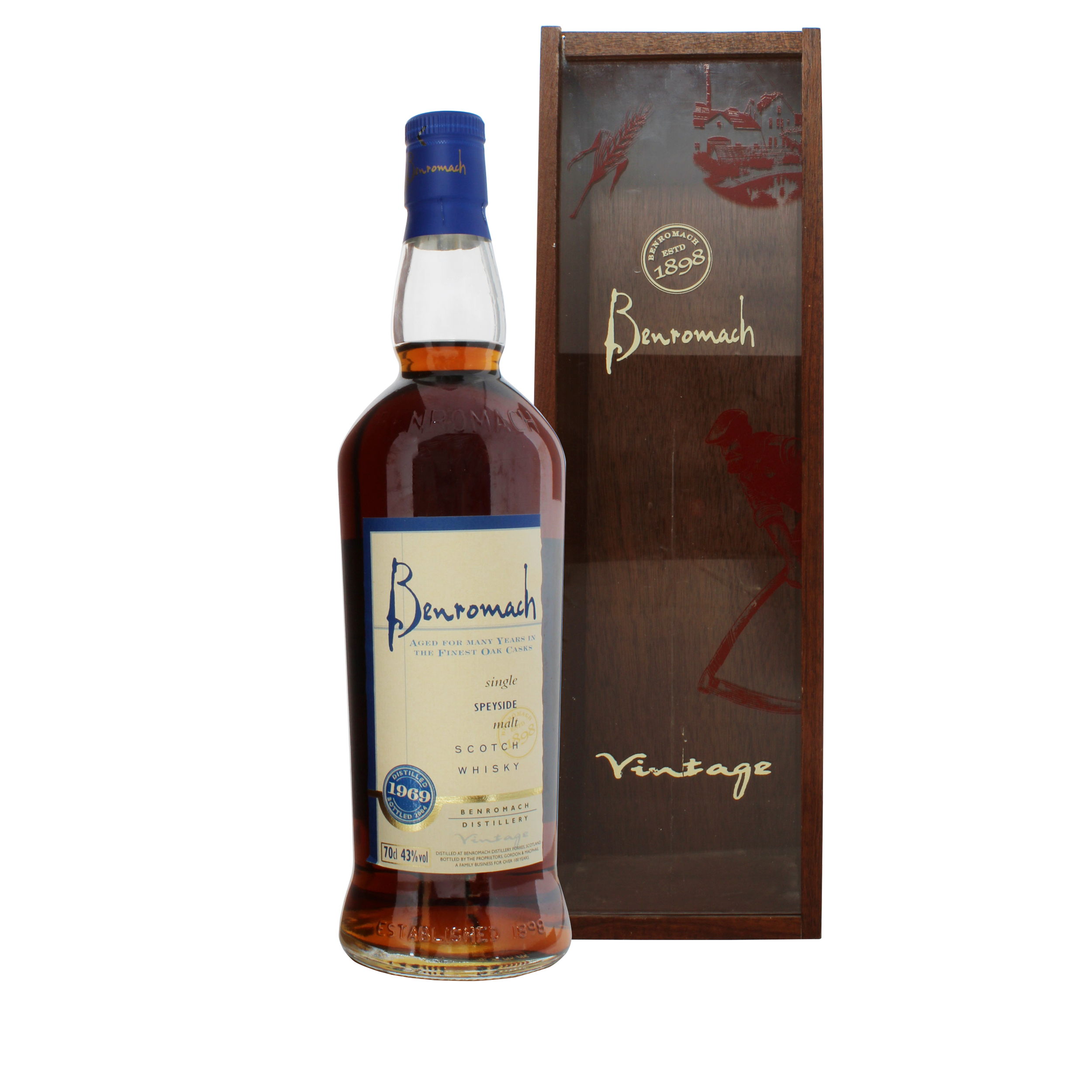 Benromach 1969 Speyside Single Malt Scotch Whisky 70cl | The