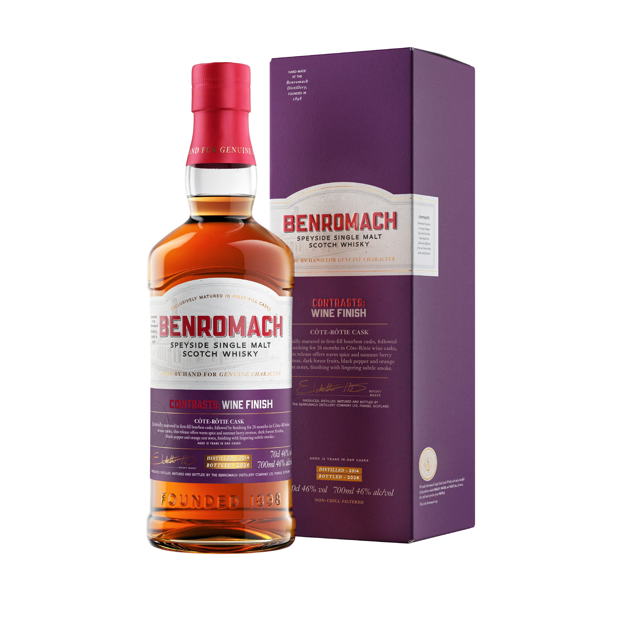 Benromach 12 Year Old Cote Rotie Wine Cask