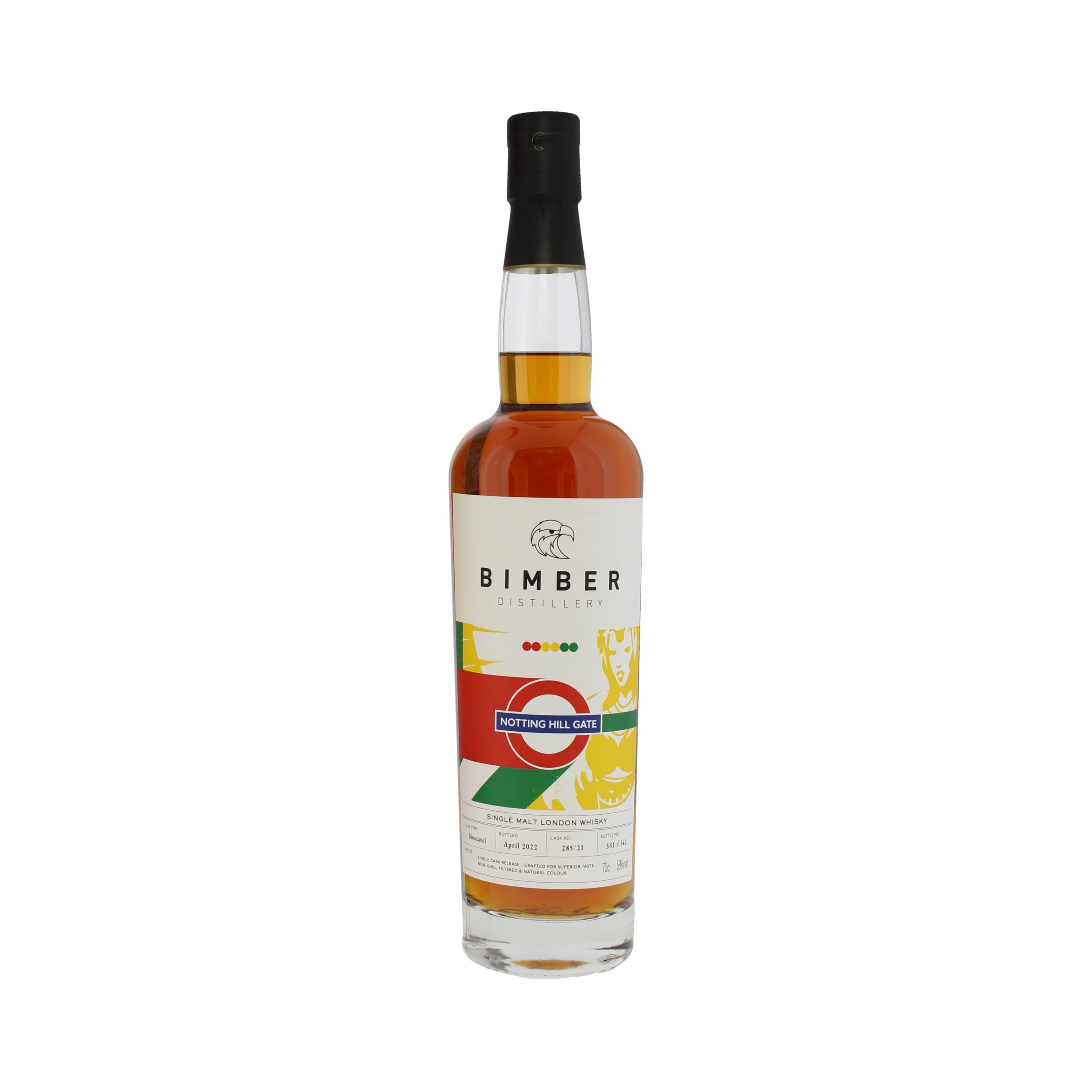 Bimber The Spirit of the Underground Notting Hill Gate Single Cask #285/21