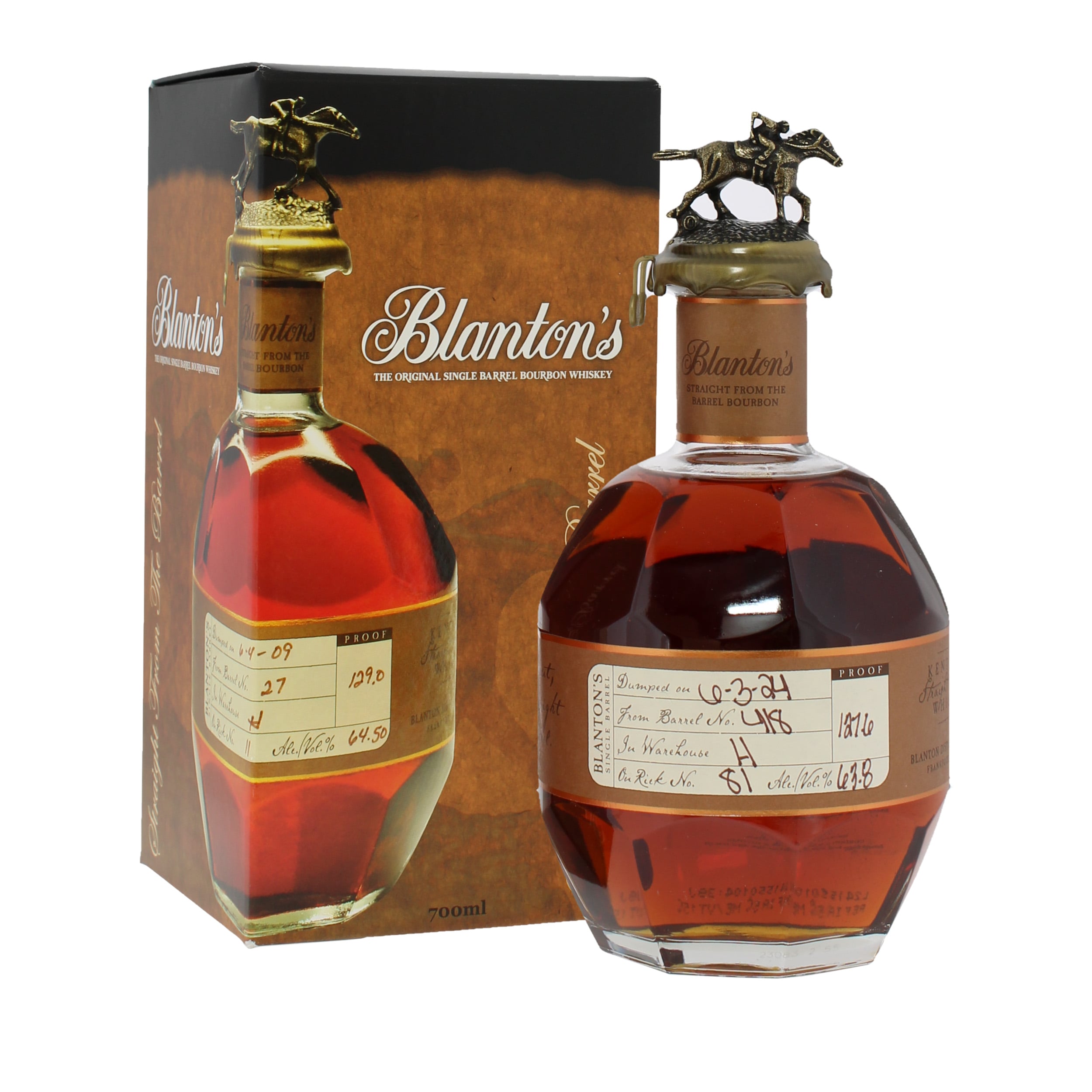 Blantons Straight From The Barrel 2024 63.8% | The Whisky Shop