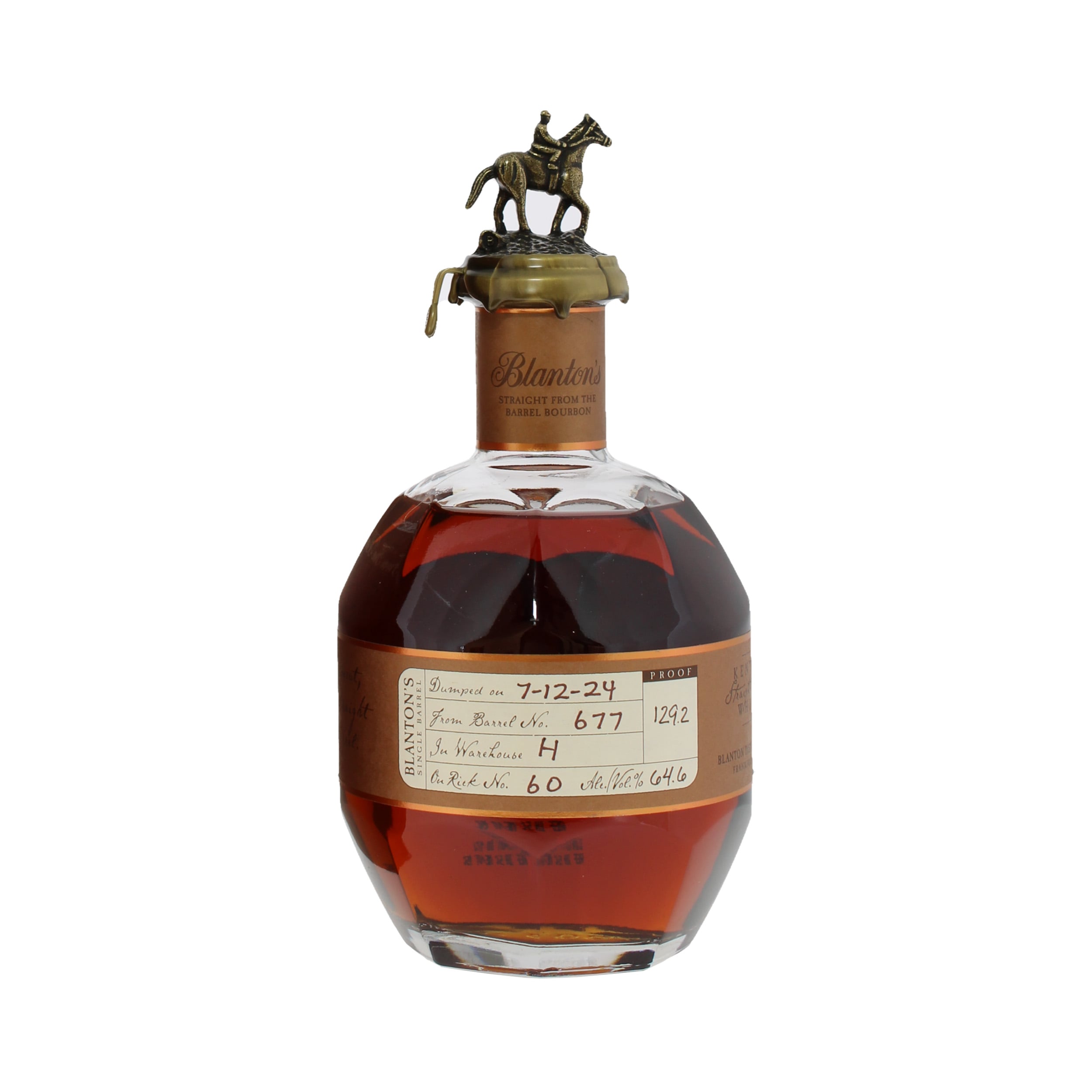 Blanton's Straight from the Barrel 2025 Release #677 Limited