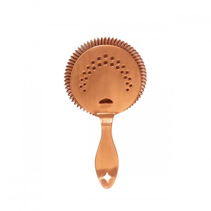 Bonzer Heritage Sprung Julep Strainer Copper