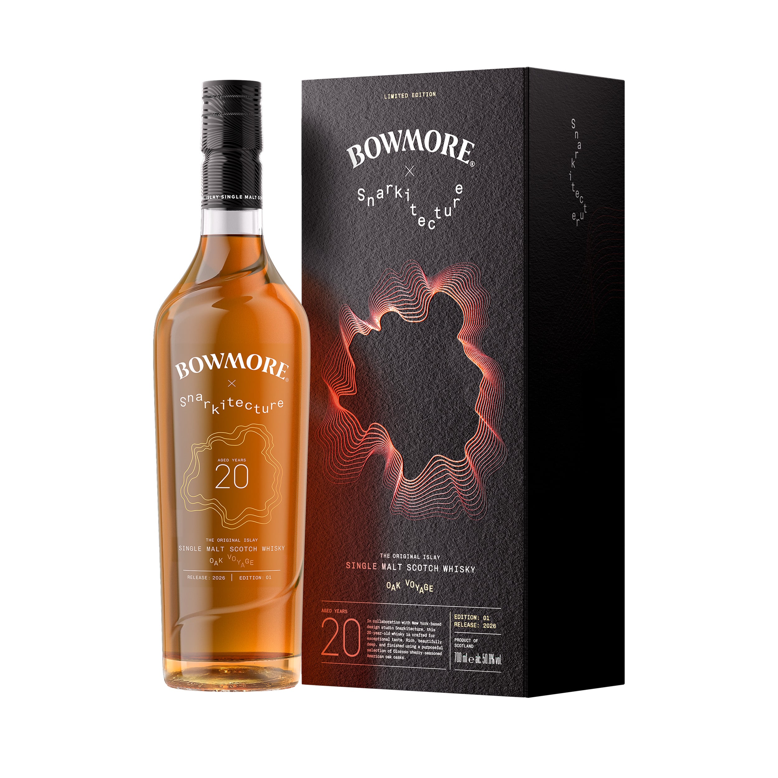 Bowmore 20 Year Old Captivo Collection Oak Voyage Snarkitecture