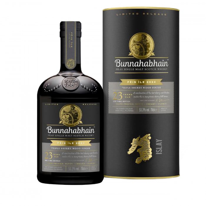 Bunnahabhain 23 Year Old Triple Sherry Wood Finish Feis Ile 2024