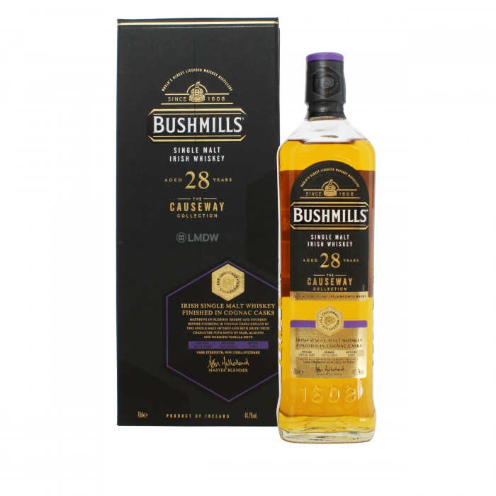 Bushmills 1992 Cognac Cask 28 Year Old The Causeway Collection