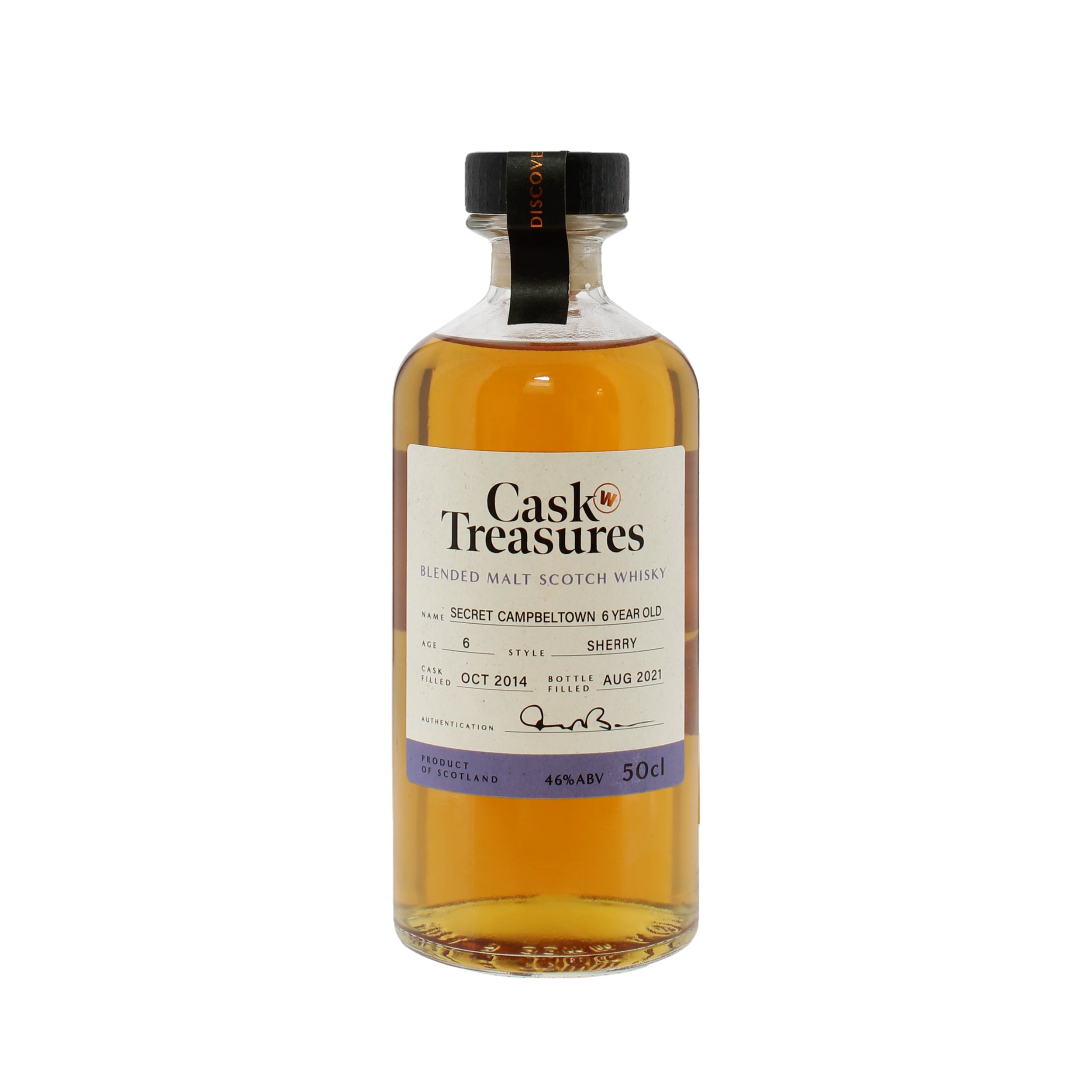 Cask Treasures Secret Campbeltown 6 Year Old
