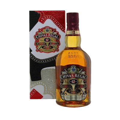 Chivas Regal 12 Year Old Tim Little with tin