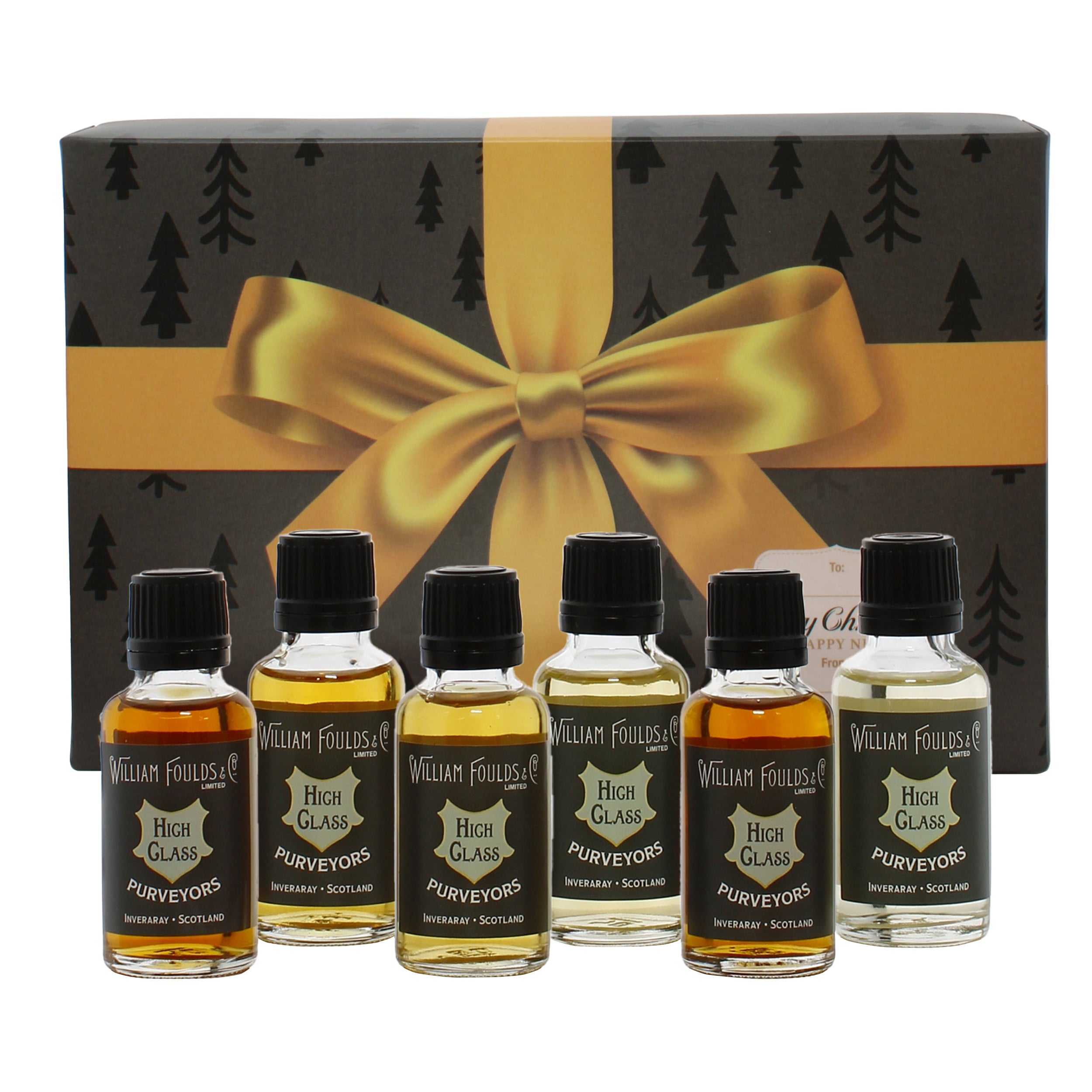 Christmas Bow Whisky Gift Set