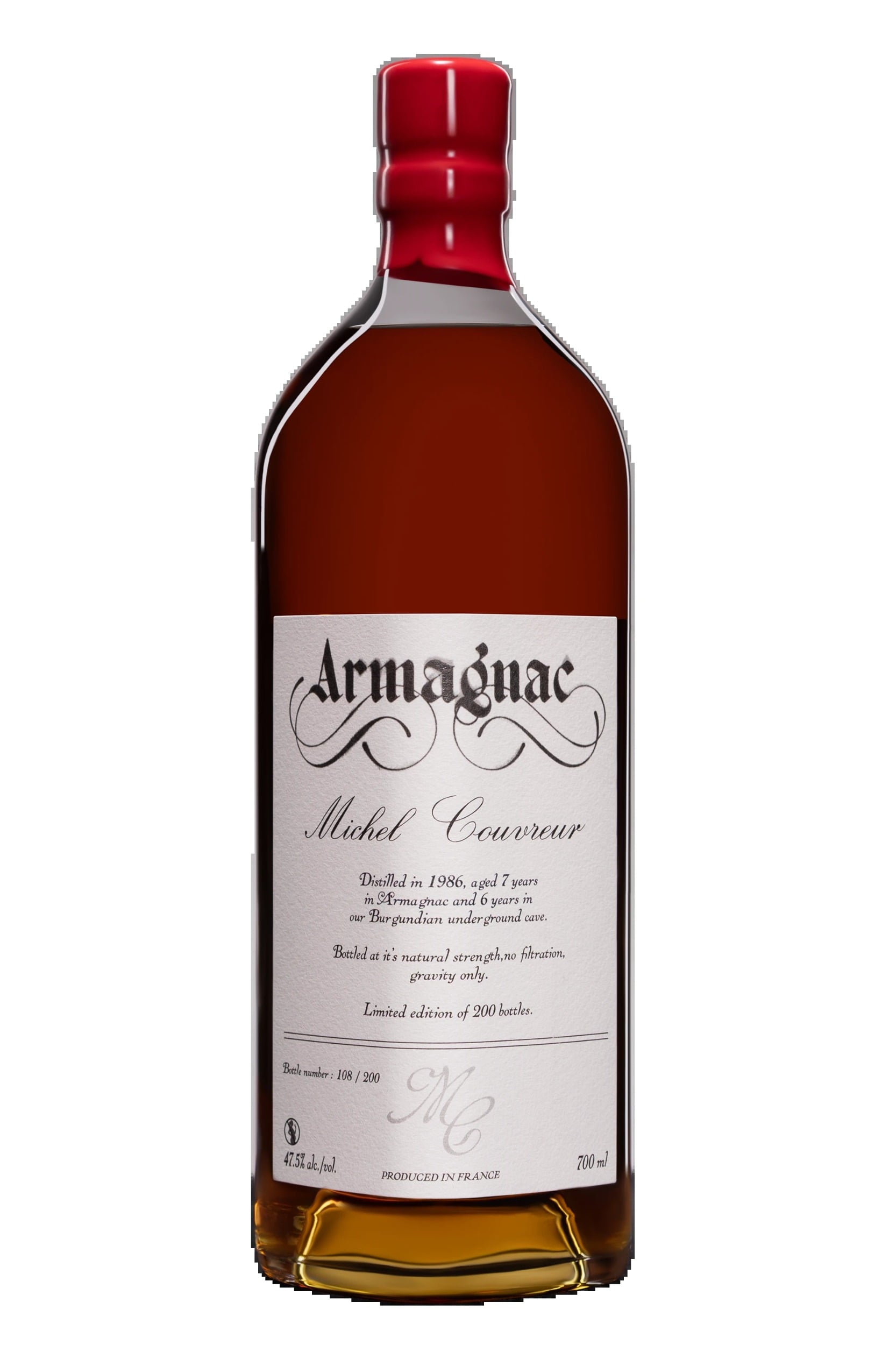 Michel Couvreur Armagnac 13 ans 'Brun' 1986
