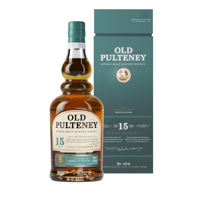 Old Pulteney 15 Year Old with box