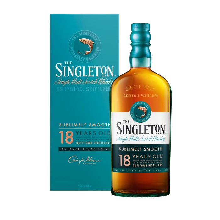 Singleton of Dufftown 18 Year Old with box