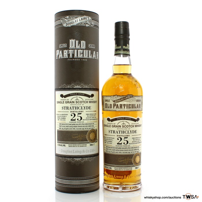 Strathclyde 1990 25 Year Old Single Cask #11335 Douglas Laing Old Particular