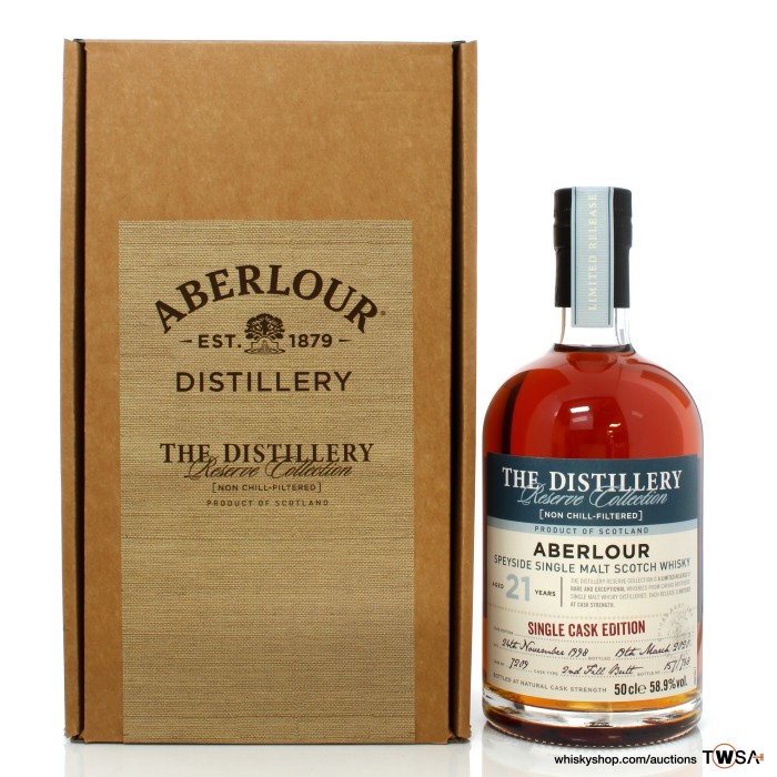 Aberlour 1998 21 Year Old Single Cask #7209 Distillery Reserve Collection