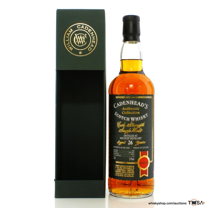 Macduff 1989 26 Year Old Cadenhead's Authentic Collection