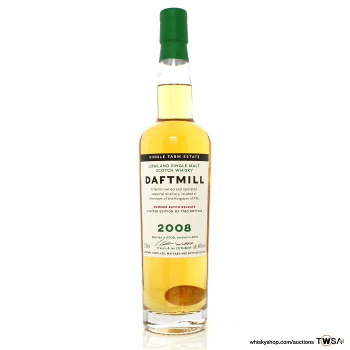 Daftmill 2008 11 Year Old Summer 2019 Release - UK