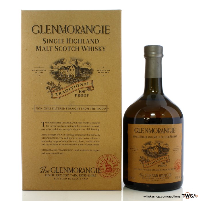 Glenmorangie 10 Year Old Traditional 100° Proof