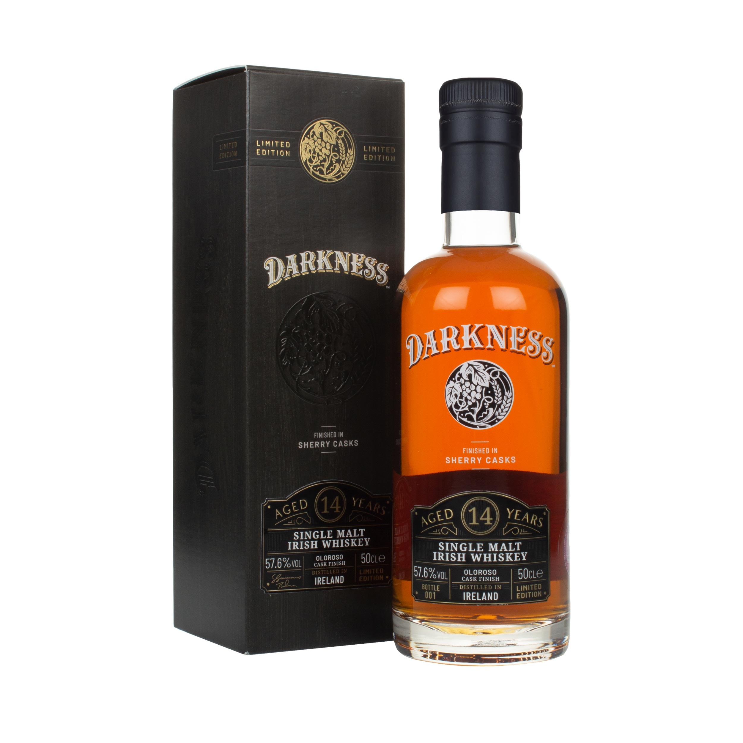 Darkness Irish Single Malt 14 Year Old Oloroso Cask