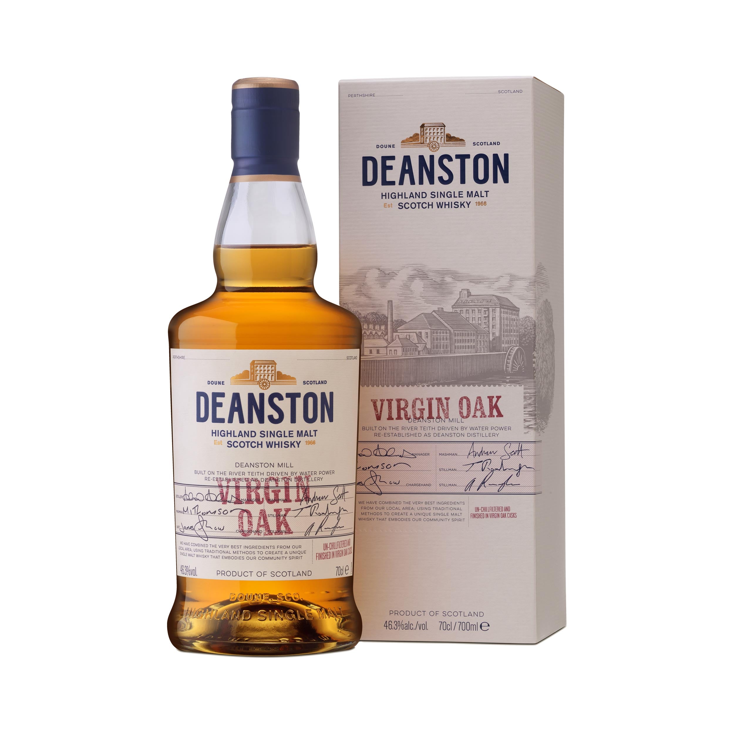 Deanston Virgin Oak Highland Single Malt Scotch Whisky 70cl
