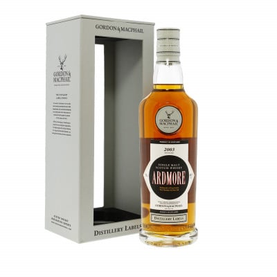 Distillery Labels Ardmore 2003
