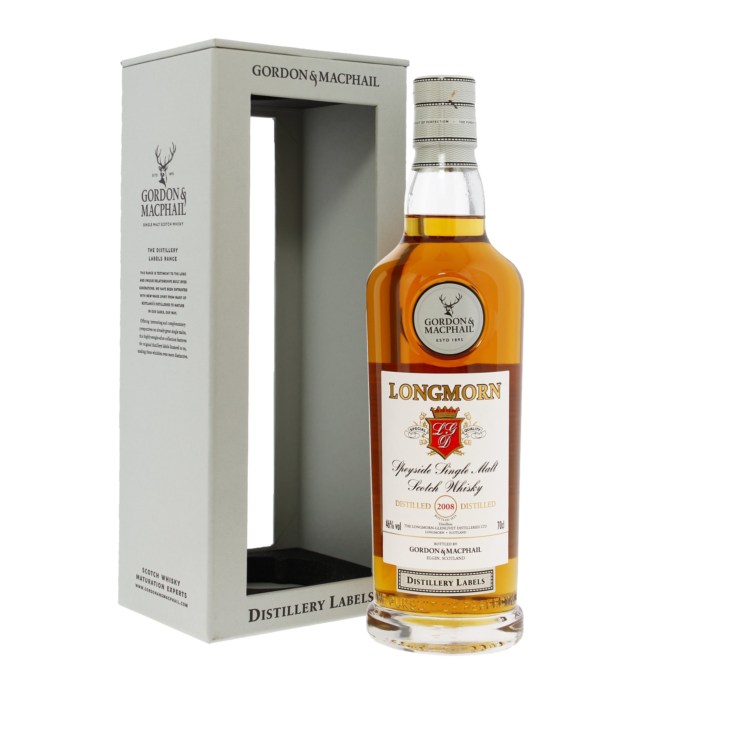Distillery Labels Longmorn 2008