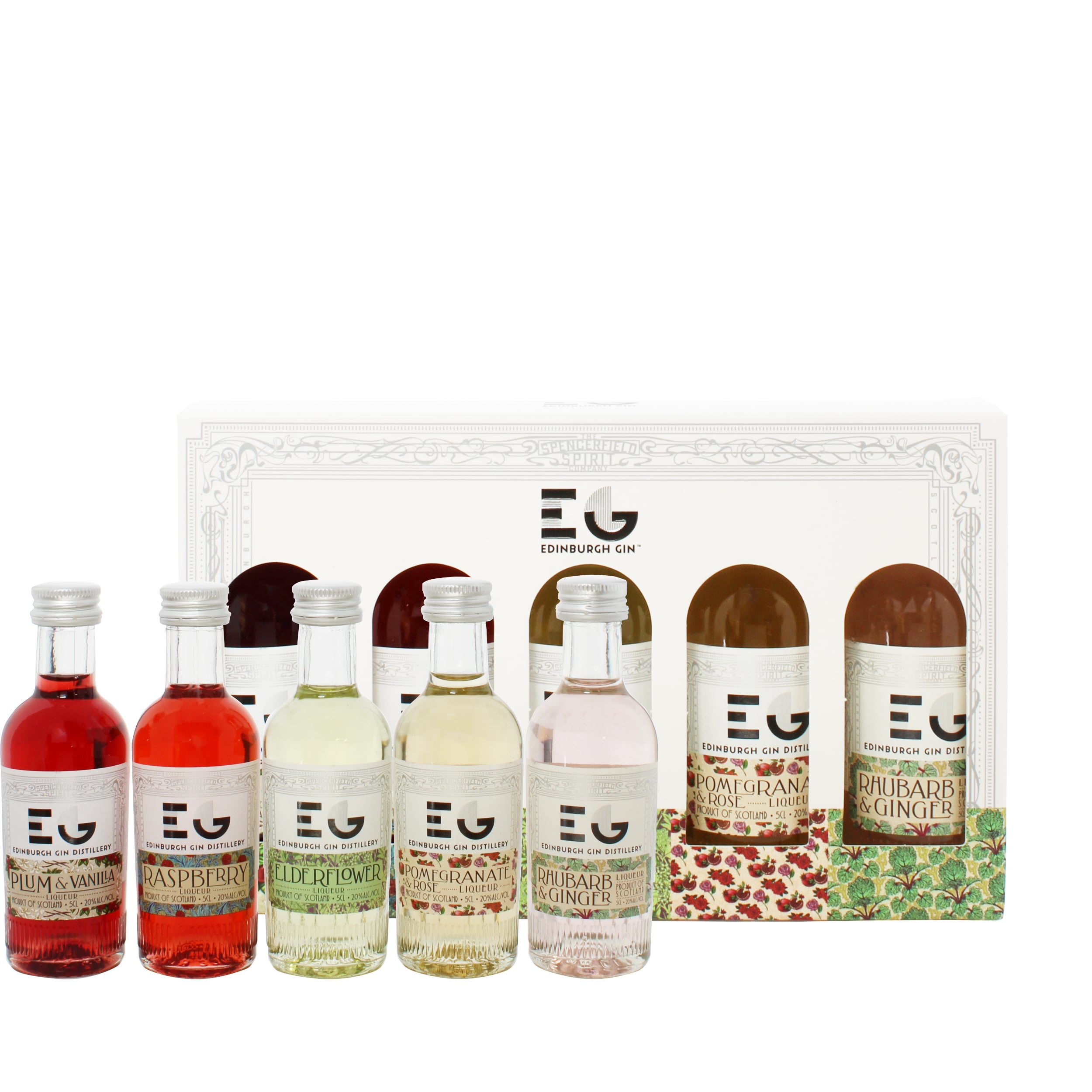 Edinburgh Gin Liqueur Gift Pack 5x5cl