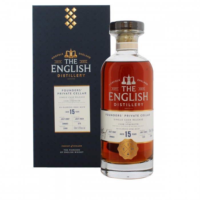 English Whisky Founders Private Cellar 15 Year Old