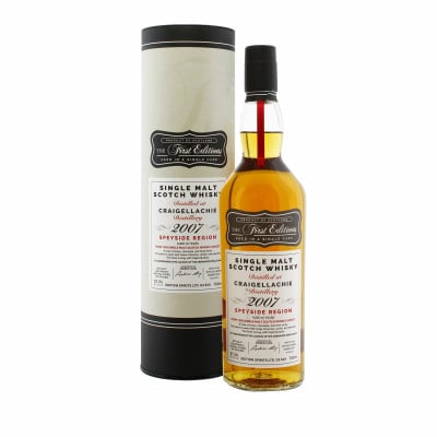 First Editions Craigellachie 2007 16 Year Old Sherry Butt