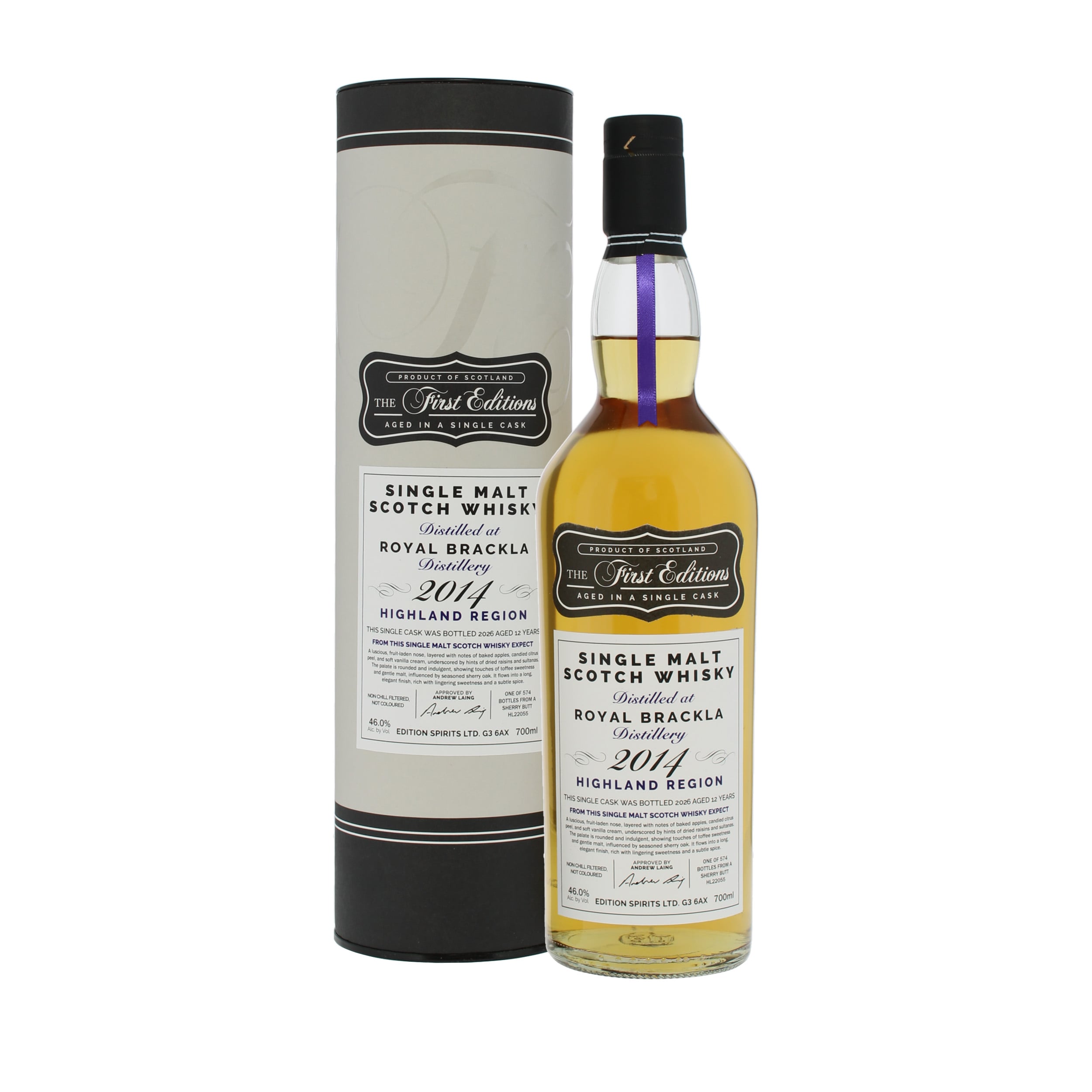 First Editions Royal Brackla 2014 12 Year Old HL22055