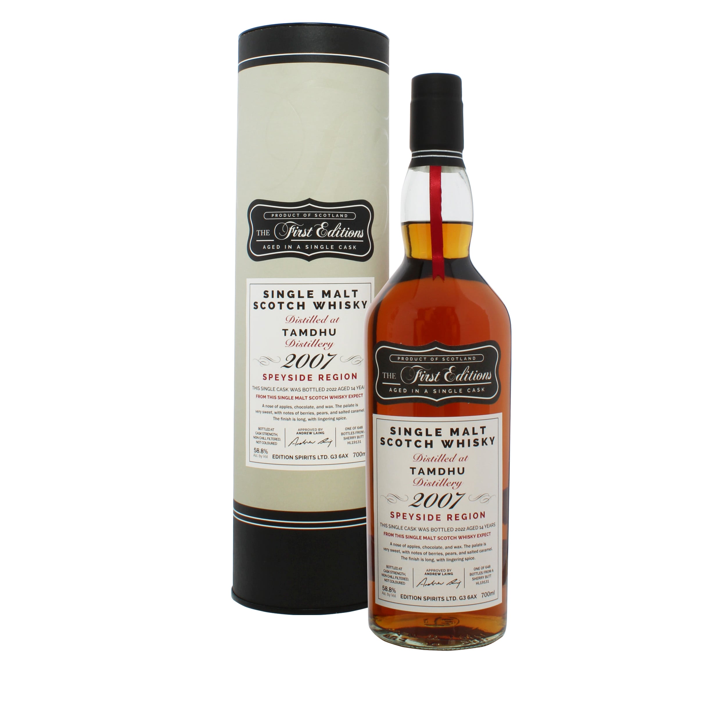 First Editions Tamdhu 2007 14 Year Old