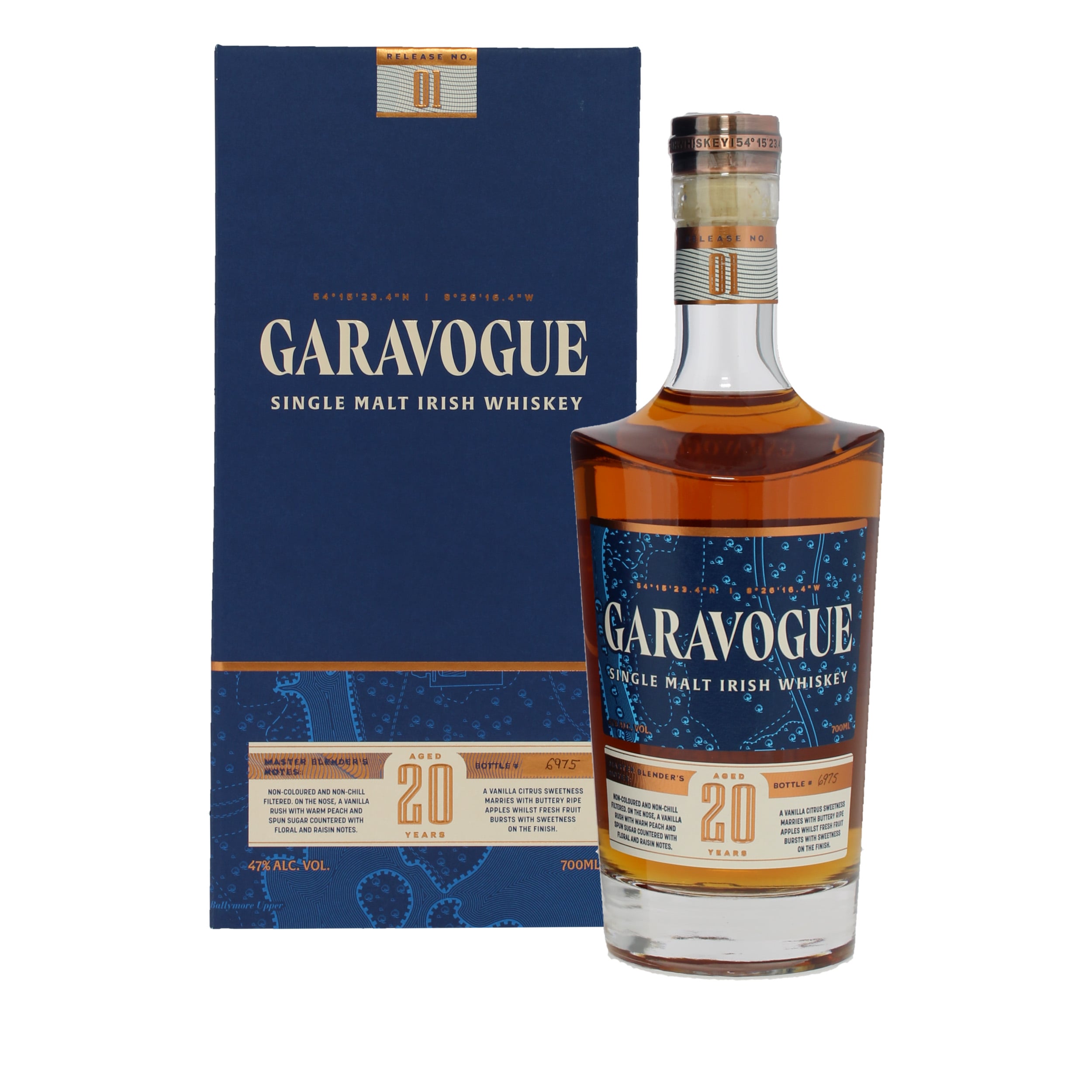 Garavogue 20 Year Old Irish Whisky