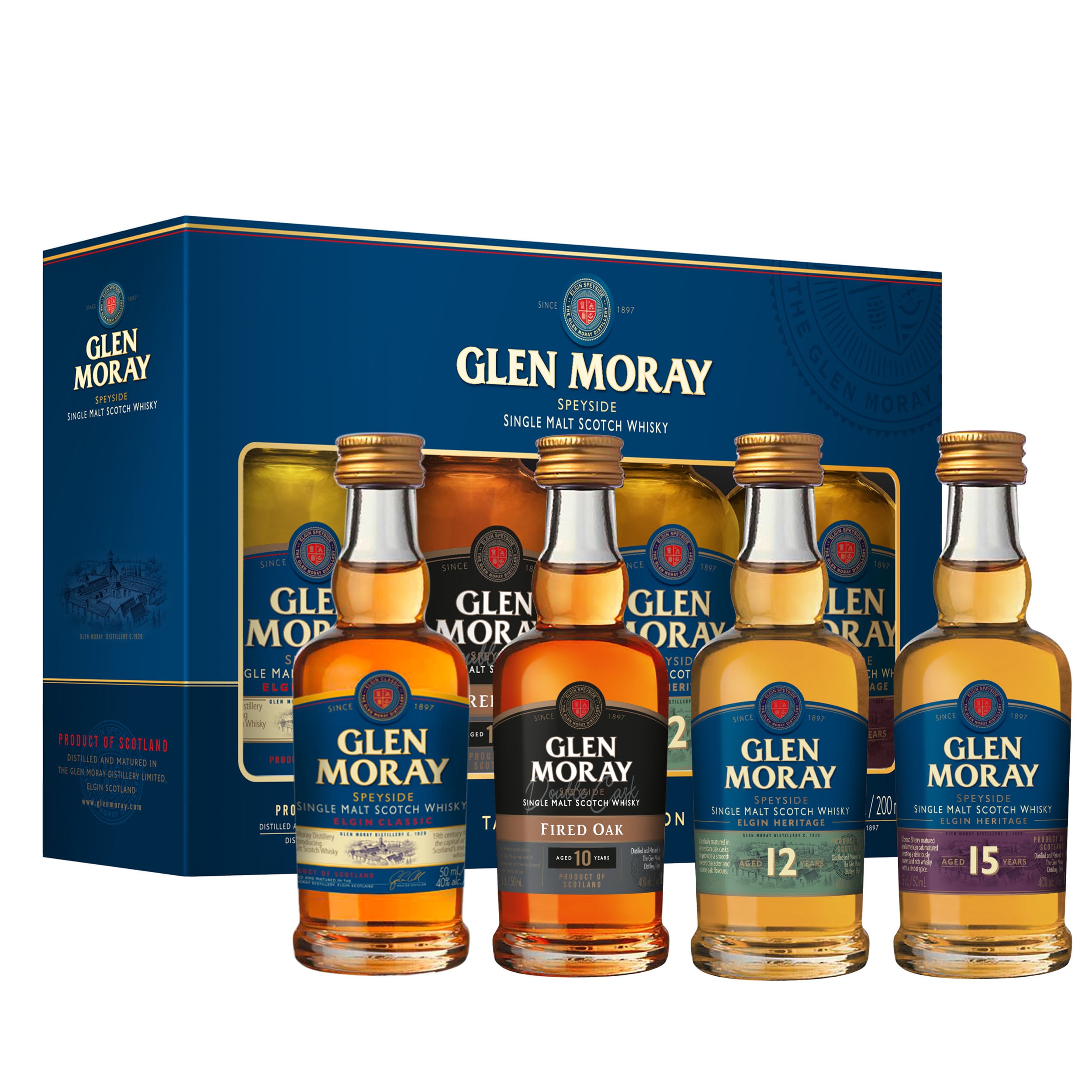 Glen Moray Miniature Pack 4x5cl