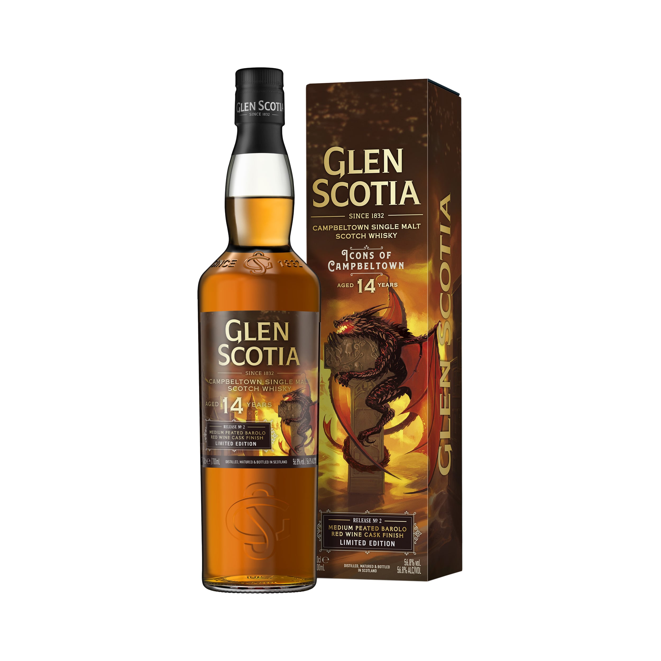 Glen Scotia 14 ans Icons of Campbeltown n°2 "The Dragon"