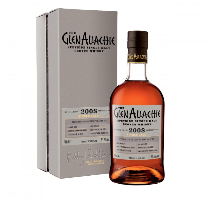 Glenallachie 2008 14 Year Old Chinquapin Barrel #6894
